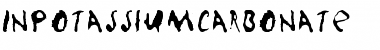 Download InPotassiumCarbonate Regular Font Title Preview
