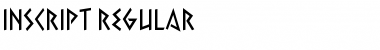 Download Inscript Regular Font Title Preview
