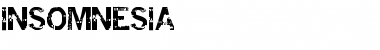 Download insomnesia insomnesia Font Title Preview