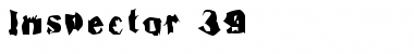 Download Inspector 39 Regular Font Title Preview