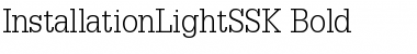 Download InstallationLightSSK Bold Font Title Preview