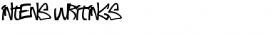 Download Intens writings Regular Font Title Preview