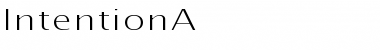 Download Intention Regular Font Title Preview