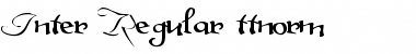 Download Inter Regular Font Title Preview