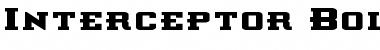Download Interceptor Bold Expanded Bold Expanded Font Title Preview