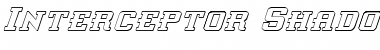 Download Interceptor Shadow Italic Shadow Italic Font Title Preview
