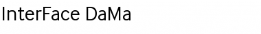Download InterFace DaMa Regular Font Title Preview
