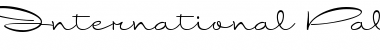 Download International Palms Regular Font Title Preview