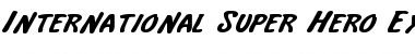 Download International Super Hero Exp Expanded Font Title Preview