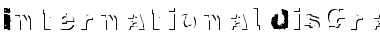 Download InternationalDisgrace Regular Font Title Preview