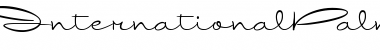 Download InternationalPalms Regular Font Title Preview