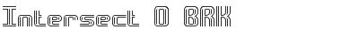 Download Intersect O BRK Normal Font Title Preview