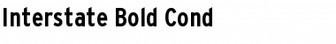 Download Interstate Regular Font Title Preview