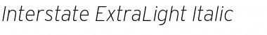 Download Interstate Regular Font Title Preview