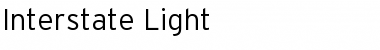 Download Interstate Regular Font Title Preview