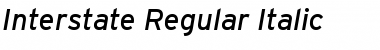 Download Interstate Regular Font Title Preview