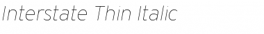 Download Interstate Regular Font Title Preview