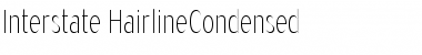 Download Interstate Regular Font Title Preview
