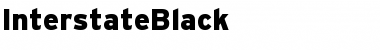 Download InterstateBlack Regular Font Title Preview