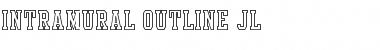 Download Intramural Outline JL Regular Font Title Preview