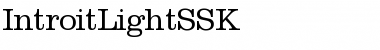 Download IntroitLightSSK Regular Font Title Preview