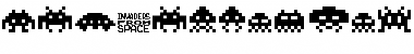 Download invanders from space dingbats Font Title Preview