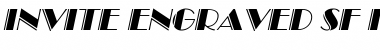 Download Invite Engraved SF Italic Font Title Preview