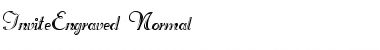 Download InviteEngraved Normal Font Title Preview