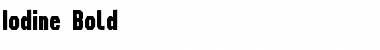 Download Iodine Bold Font Title Preview