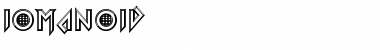 Download Iomanoid Regular Font Title Preview