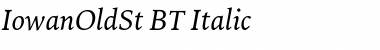 Download IowanOldSt BT Italic Font