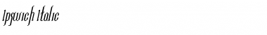 Download Ipswich Italic Font Title Preview