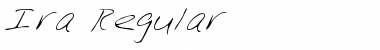 Download Ira Regular Font Title Preview
