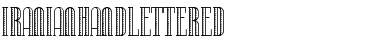 Download IranianHandLettered Regular Font Title Preview