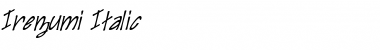 Download Irezumi Italic Font Title Preview