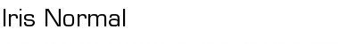 Download Iris Normal Font Title Preview