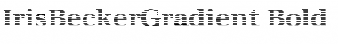 Download IrisBeckerGradient Bold Font Title Preview
