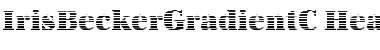 Download IrisBeckerGradientC-Heavy Normal Font Title Preview