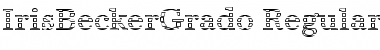 Download IrisBeckerGrado Regular Font Title Preview