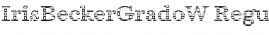 Download IrisBeckerGradoW Regular Font Title Preview