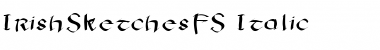 Download IrishSketchesFS Regular Font Title Preview