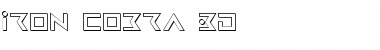 Download Iron Cobra 3D Regular Font Title Preview