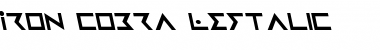 Download Iron Cobra Leftalic Leftalic Font Title Preview