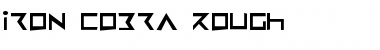 Download Iron Cobra Rough Regular Font Title Preview