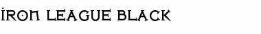 Download Iron League Black Font Title Preview