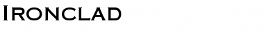 Download Ironclad Bold Font Title Preview