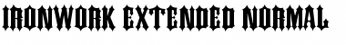 Download Ironwork Extended Normal Font Title Preview