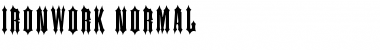 Download Ironwork Normal Font Title Preview
