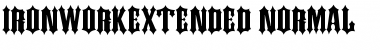 Download IronworkExtended Normal Font Title Preview