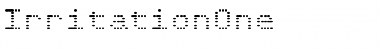 Download IrritationOne Regular Font Title Preview